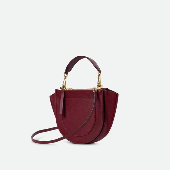 Wandler Medium
Hortensia Burgundy Shoulder Bag - Picture 3 of 7